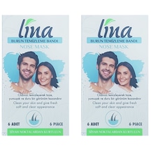 Lina Siyah Nokta Temizleyici Burun Bandı 2 x 6'lı