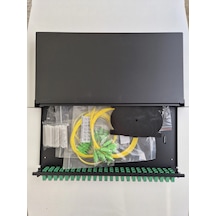24 Port Fiber Optik Apc Patch Panel Set