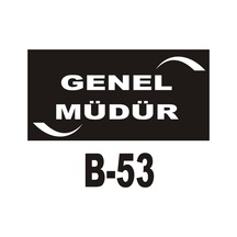 Iş Güvenliği Pvc Dekota Uyarı - Ikaz Levhası Genel Müdür Yazılı (262080130)