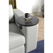 Yan Sehpa Ayarlanabilir Tepsi Dekoratif Modern Tepsi Koltuk Sehpası Bendir Çok Renkli