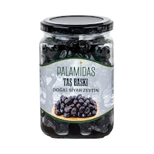 Taş Baskı Doğal Siyah Zeytin 400 Gr Cam Kavanoz