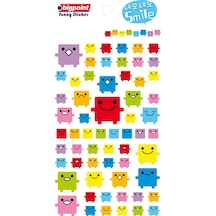 Bigpoint Sticker Robot Smile X 15 Adet