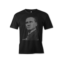 Atatürk - Gençliğe Hitabe Siyah Erkek Tshirt