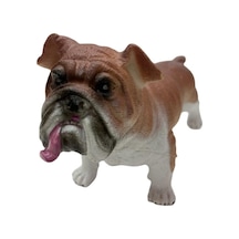 Soft Köpekler - Amerikan Bulldog Cinsi Köpek - E013 Hayvan Figürü
