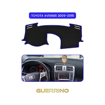 Toyota Avensis 2009-2015 Torpido Koruma Halısı Mavi Kenar