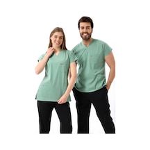 Bflex Unisex Likralı Yarasa Kol Tek Üst - 6428 Çağla Yeşili-12120 6428 Çağla Yeşili