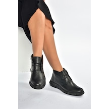 Fox Shoes V398553603 Siyah Hakiki Deri Kadın Bot Siyah-hakiki Deri