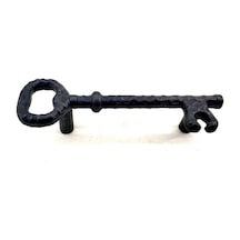 Antika Tarz Dekoratif Pirinç Anahtar Şeklinde Kapı Çekme Kolu, Mobilya, Sandık, Kutu Kulbu - 96mm, Oksit Antika Tarz Dekoratif Pirinç Anahtar Şeklinde Kapı Çekme Kolu, Mobilya, Sandık, Kutu Kulbu - 96mm, Oksit