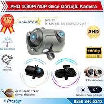 İki Kameralı Ahd 1080p/720p Yan Ve Arka İçin Profesyonel Metal Kamera