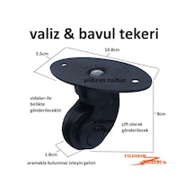 Bavul Tekeri Teker Bavul 2 Adet Fiyatı Düz Taban Teker Oval Taban