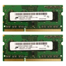 Micron 2+2 4GB 1Rx8 DDR3 1600MHz 1.5V Dizüstü Takım RAM
