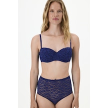 Penti Lacivert Bloom Lace Sütyen
