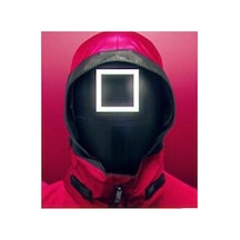 Squıd Game Kalamar Oyunu Askeri Maske Kare Diğer