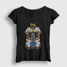 Presmono Kadın Papa Emeritus 4 Ghost T-shirt Siyah