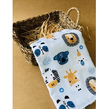 Zoo Çok Amaçlı Müslin Örtü Battaniye Çok Renkli