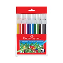 Faber-castell Faber Castell 12 Renk Yıkanabilir Keçeli Kalem / 5067155130