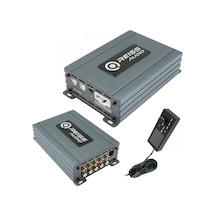 Reiss Audıo Rs-4dsp8 8 Kanal İşlemci + 4 Kanal 4x60w Amfi Bluetooth Uzaktan Kumanda