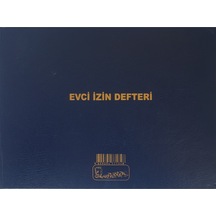 Kocaoluk Evci Izin Defteri Cilt Kapak 100 Yp