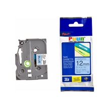 Puun Brother P-Touch TZE-531 12MM x 8m Mavi Üzerine Siyah Uyumlu