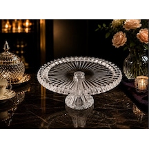 Roykıng Jtele Yuvarlak Ayaklı Sunum Tabak 34x15 Cm