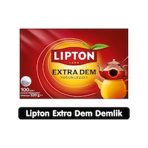 Lipton Extra Dem Demlik Poşet Siyah Çay 100 Adet 1 Paket