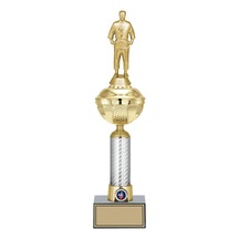 Odak Kupa - Figürlü Kupalar - Judo / Karate Figürlü Kupalar Fg-057 B - 44 Cm Altın - Beyaz