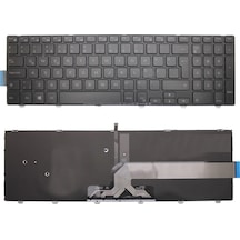 Siyah-ışıklı - Dell Inspiron 5558 Type B50f81c Uyumlu Notebook Klavye