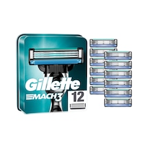 Gillette Mach3 Yedek Tıraş Bıçağı 12'li