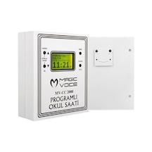 Magicvoice Mv-cc2000 Usb Duvar Tipi Programlı 20 Adet Mp3 Formatı Zil / İstiklal Marşlı Akıllı Dijit Magicvoice Mv-cc2000 Usb Duvar Tipi Programlı 20 Adet Mp3 Formatı Zil / İstiklal Marşlı Akıllı Dijit