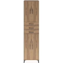 Hyperion Dolap 5 Raflı 3 Çekmeceli 4 Kapaklı 60x44x243 Çam-çam Atlas Çam