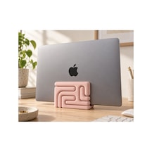 Vera Dekoratif Dikey Notebook Standı - Pastel Pembe