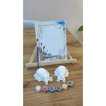 Uğur Böceği Alçı Boyama Seti Eğitici Çocuk Aktivite Kiti