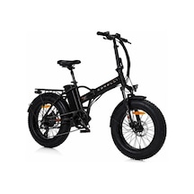 Corelli Truva Rım 20 Jant 42k Folding Fat Bike Elektrikli Bisiklet Siyah