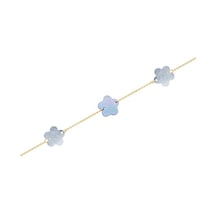 Gülaylar - Altın 14 Ayar Çiçek Bileklik N11.16604 Sarı Altın