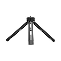 Mini Metal Tripod Alüminyum Alaşımlı Masaüstü Standı Tripod 1/4 İnç Vida İle Dslr Ildc Kamera Video Kamera Projektör İçin Siyah
