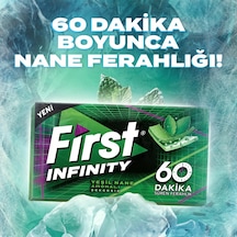 Infinity 60 Dakika Yeşil Nane Aromalı Şekersiz Sakız 27g - 12 Adet Diğer