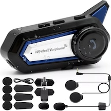 1000ma Akülü Motosiklet Kaskı Bluetooth Kulaklık, Bluetooth 5.0 Çözümü
