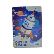 Taros Color Outer Space Renkli Halkalı A5 Defter Çok Renkli