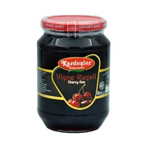 Kardeşler Şekerleme Vişne Reçeli Cam Kavanoz 1 KG