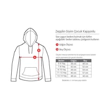 Zepplin Giyim Bmw Evolution Siyah Çocuk Kapşonlu Sweatshirt