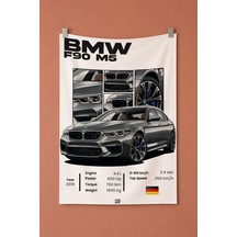 Bmw F90 M5 Dekoratif Duvar Örtüsü Duvar Halısı Reaste