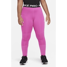 Nike Pro Genç Çocuk Kız Taytı Büyük Beden Pembe