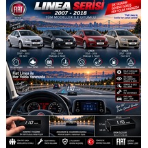 Fiat Linea 2007-2018 Modeller İçin Head Up Display Hayalet Gösterge Ekranı Ön Cam Hız Göstergesi