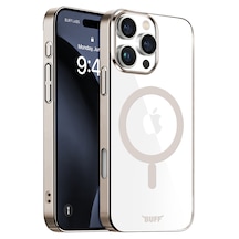 Apple Uyumlu iPhone Buff 16 Pro Magsafe Slim Fit Kılıf Titanyum Gray