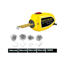 Mini 100w Plastik Kaynak Makinesi Sıcak Zımba Tampon Plastik Onarım Araba Yellow 1200 Nails 110v Us Plug