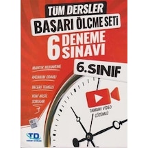 6. Sınıf Tüm Dersler Başarı Ölçme Seti 6 Deneme Sınavı / Kolektif