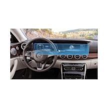 Mercedes Eqc 400 Uyumlu Araç Ekran Koruyucu Multimedya Ve Dijital Ekran 9h Nano Kırılmaz Şeffaf