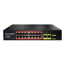 Uranium Poe 1621Sfp 200W 16 Port 10/100 2Xgigabit Rj45 Poe Switch