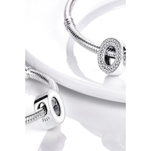 Fubena Taşlı Harf Charm - E