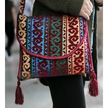 Bk Gift El Yapımı Otantik Türk Kilim Omuz Çantası -5, Günlük, Kitap, Tablet, Plaj Ve Seyahat Çantası Kobitmeyencom35840 Bk Gift